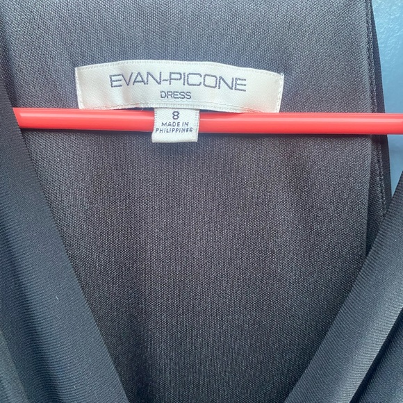 Evan Picone Black Ruffle Dress - Picture 4 of 4